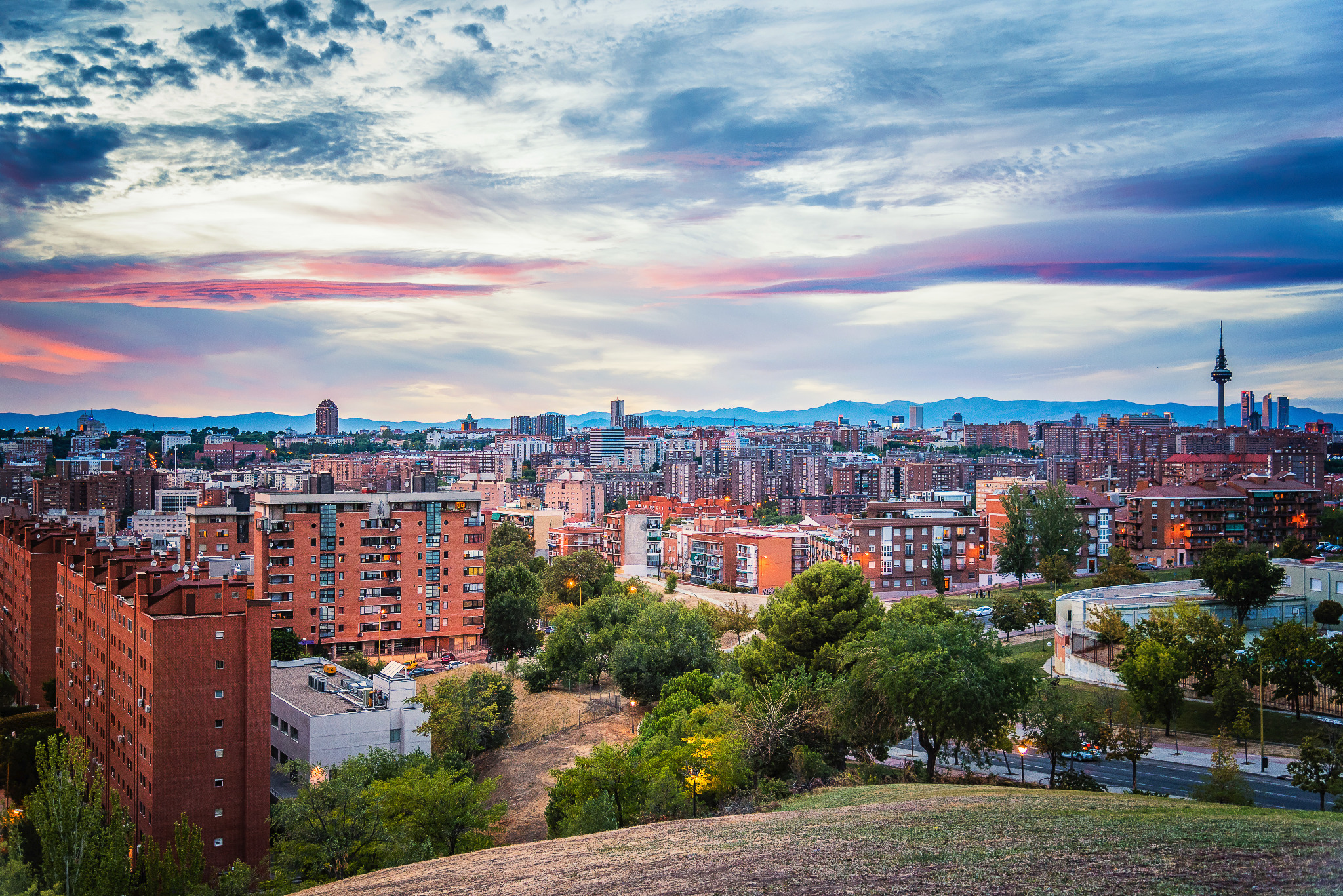 Madrid al atardecer